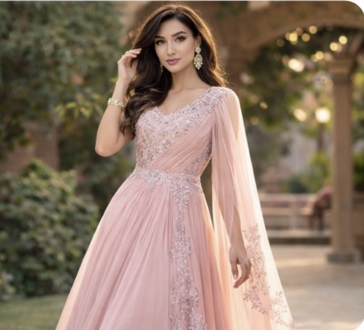 Pink Evening Gown